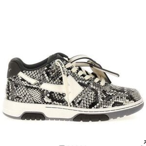 SOLD Off-White Out of Office Python Embossed Sneakers